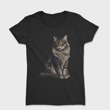 Maine Coon Cat, Tricou Femei