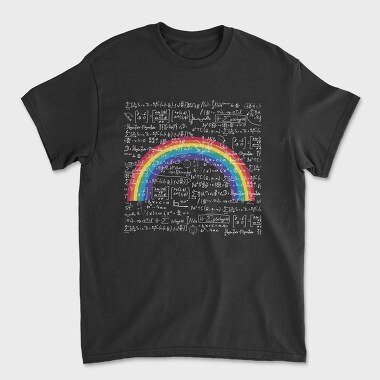 Maths Rainbow, Tricou Barbati (Unisex)