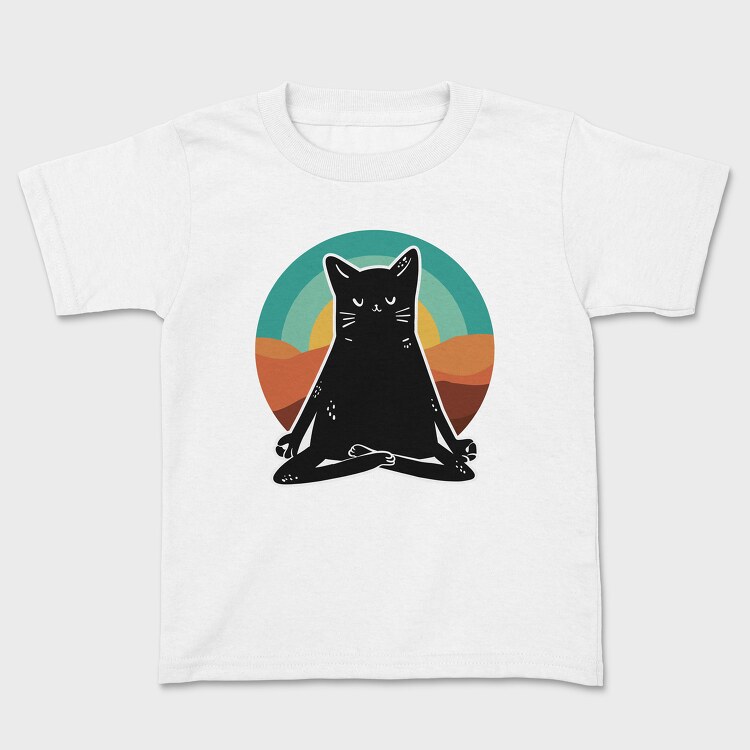 Yoga Cat 2, Tricou Copii