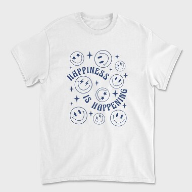 Happiness Happening, Tricou Barbati (Unisex)