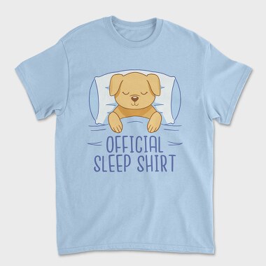 Dog Official Sleep Shirt, Tricou Barbati (Unisex)