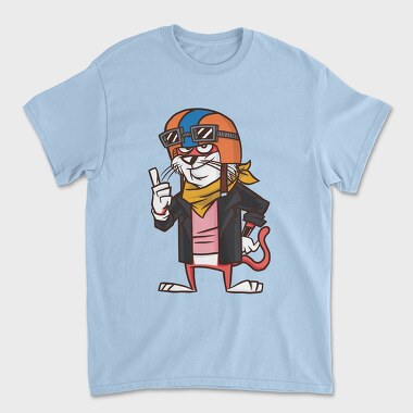 Cat Biker, Tricou Barbati (Unisex)