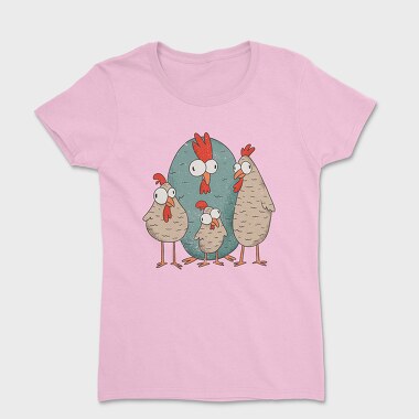 Crazy Chickens, Tricou Femei