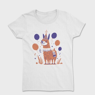 Birthday Llama, Tricou Femei