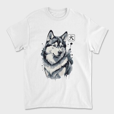 Husky Poster, Tricou Barbati (Unisex)