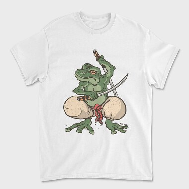 Samurai Frog Katana, Tricou Barbati (Unisex)