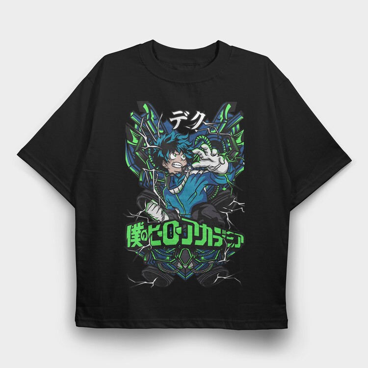 My Hero Academia 35, Tricou Oversize Barbati (Unisex)