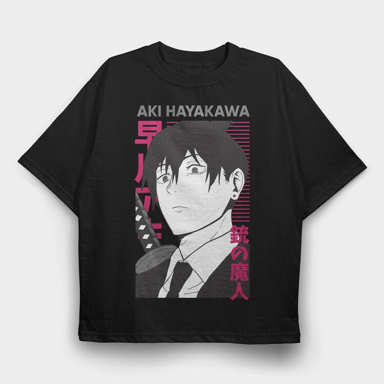 Chainsaw Man 11, Tricou Oversize Barbati (Unisex)
