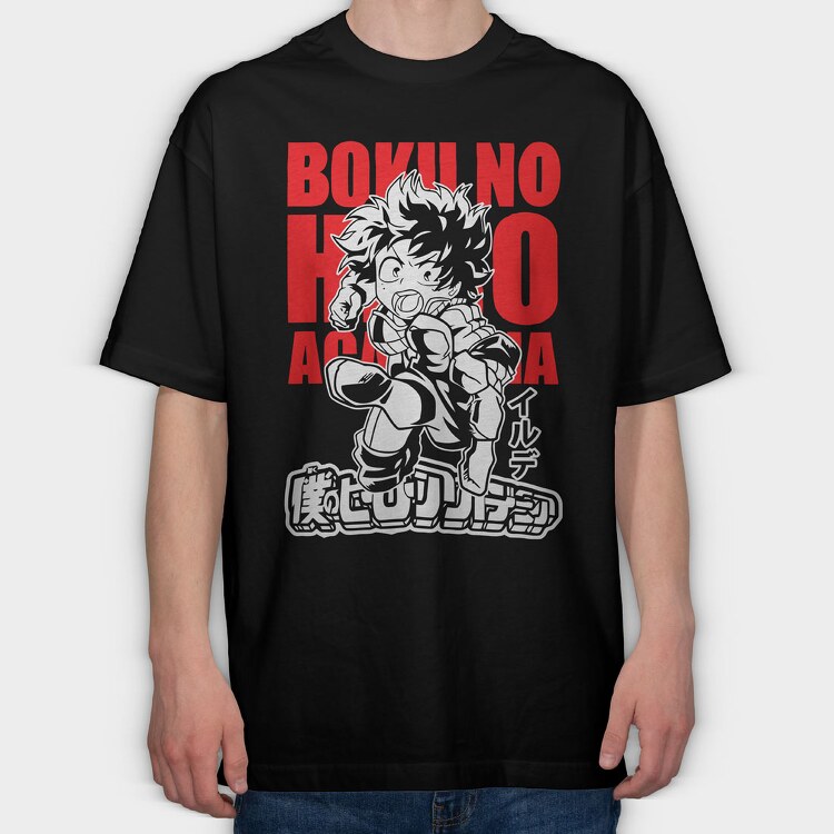 My Hero Academia 4, Tricou Oversize Barbati (Unisex)
