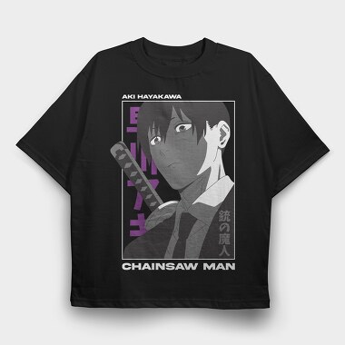Chainsaw Man 20, Tricou Oversize Barbati (Unisex)