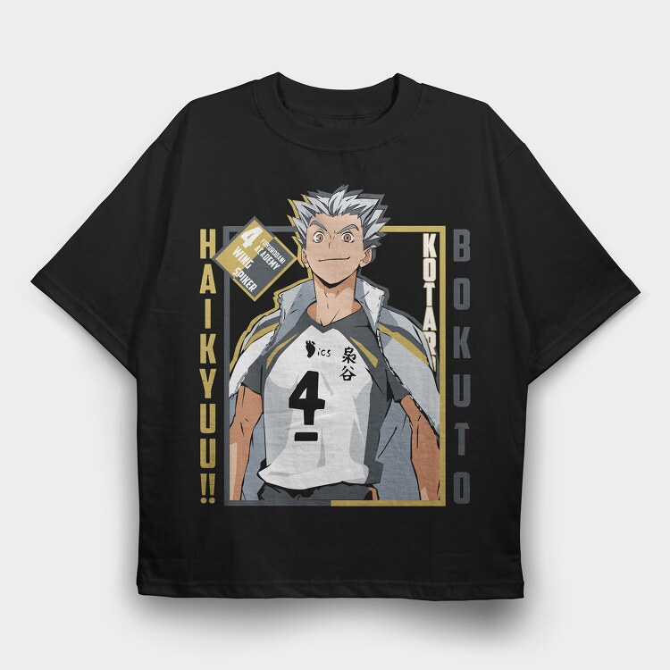 Haikyuu 9, Tricou Oversize Barbati (Unisex)