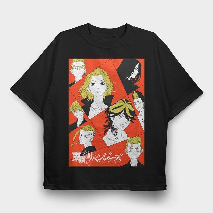 Tokyo Revengers 25, Tricou Oversize Barbati (Unisex)