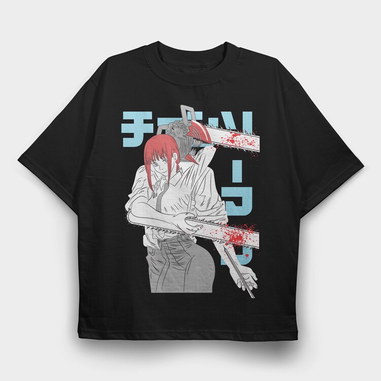 Chainsaw Man 7, Tricou Oversize Barbati (Unisex)