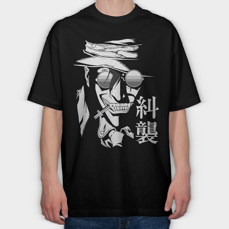 Hellsing 5, Tricou Oversize Barbati (Unisex)