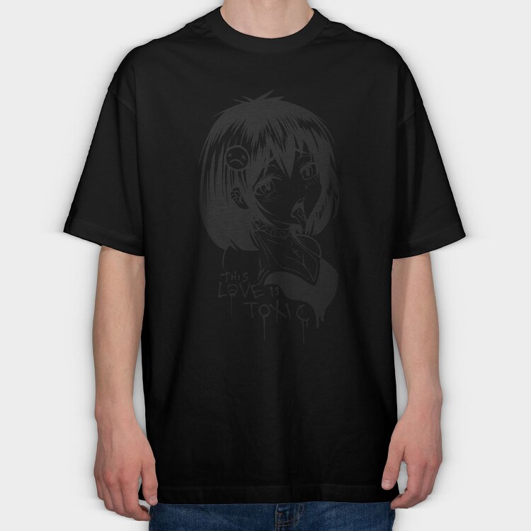 Hentai 15, Tricou Oversize Barbati (Unisex)