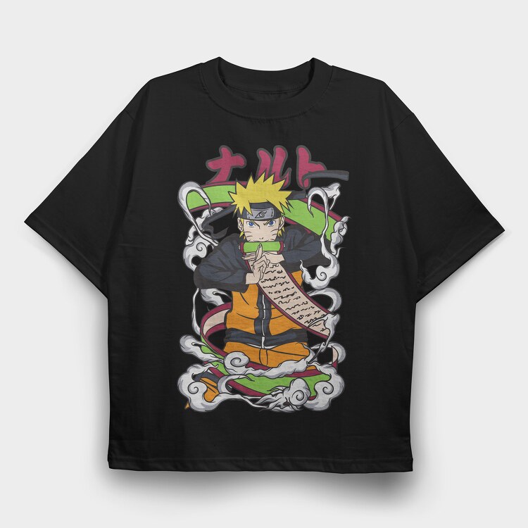 Naruto 128, Tricou Oversize Barbati (Unisex)