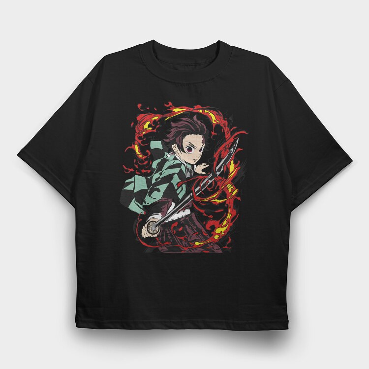 Demon Slayer 17, Tricou Oversize Barbati (Unisex)