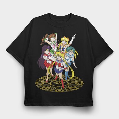 Sailor Moon 22, Tricou Oversize Barbati (Unisex)