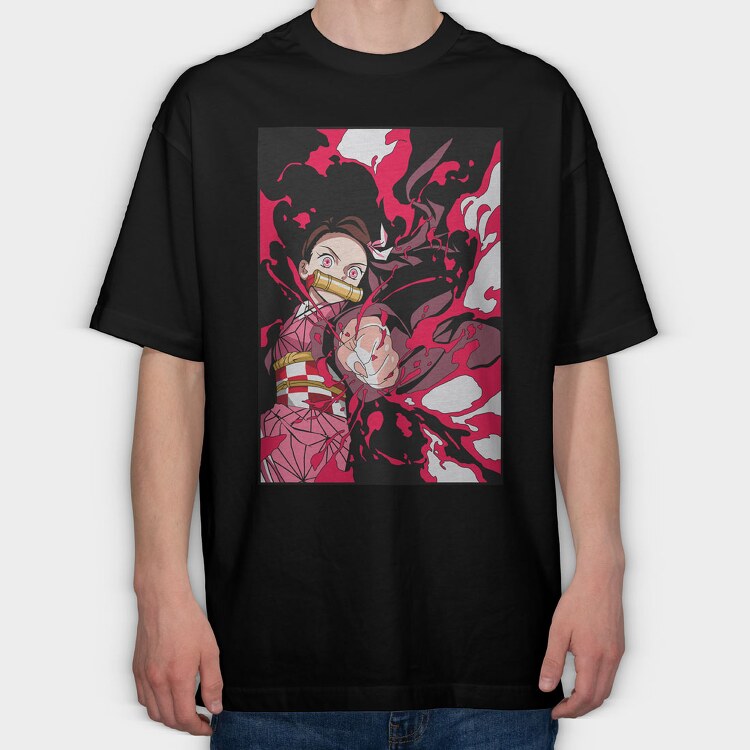 Demon Slayer 18, Tricou Oversize Barbati (Unisex)