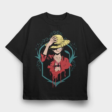 One Piece 25, Tricou Oversize Barbati (Unisex)