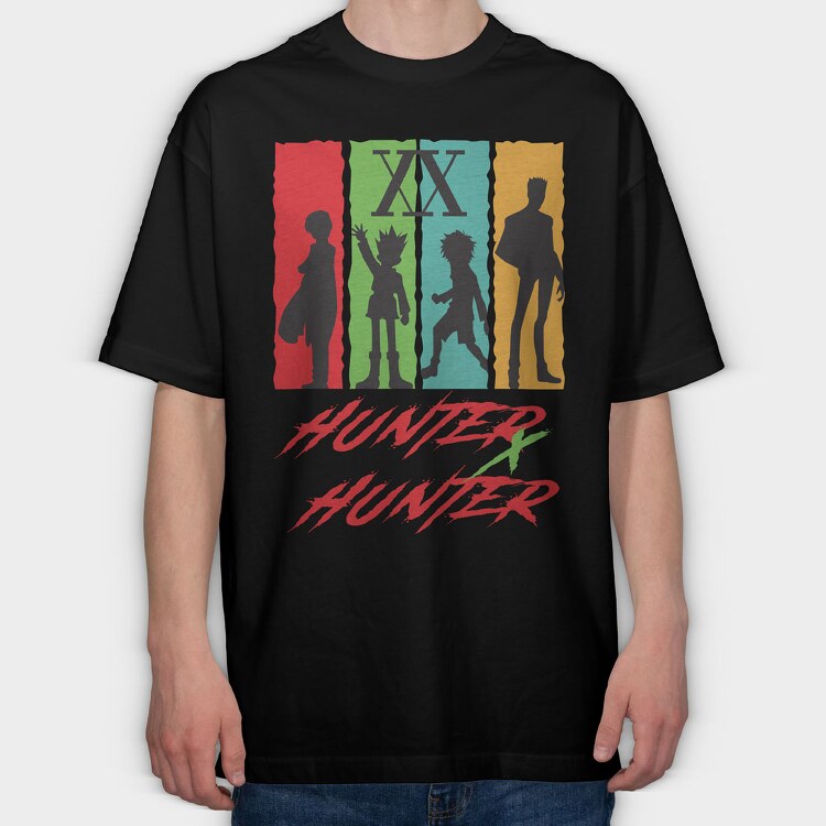 Hunter X Hunter 5, Tricou Oversize Barbati (Unisex)
