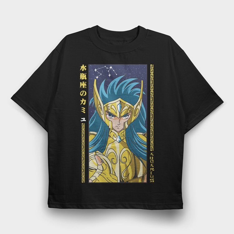 Saint Seiya 1, Tricou Oversize Barbati (Unisex)