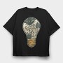 Night Lamp, Tricou Oversize Barbati (Unisex)