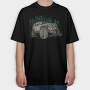 Offroad Jeep, Tricou Oversize Barbati (Unisex)