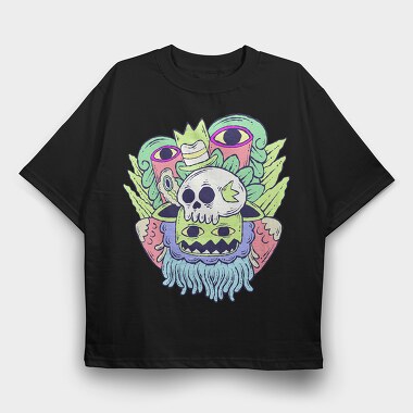 Colorful Creature 2, Tricou Oversize Barbati (Unisex)