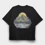 Retro Nature Outdoor 4, Tricou Oversize Barbati (Unisex)
