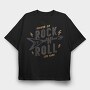 Rock N Roll, Tricou Oversize Barbati (Unisex)