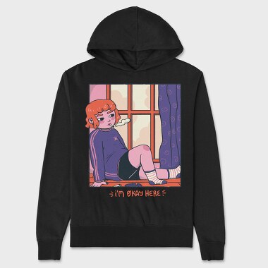 Comfy Chill Girl 4, Hanorac Oversize Barbati (Unisex)