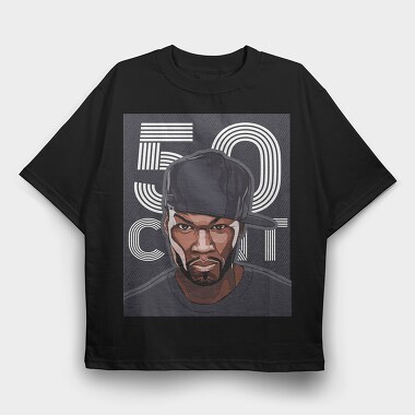 50 Cent, Tricou Oversize Barbati (Unisex)