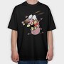 Cartoon Retro Courage the Cowardly Dog 3, Tricou Oversize Barbati (Unisex)