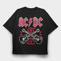 AC DC, Tricou Oversize Barbati (Unisex)