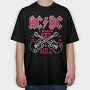 AC DC, Tricou Oversize Barbati (Unisex)