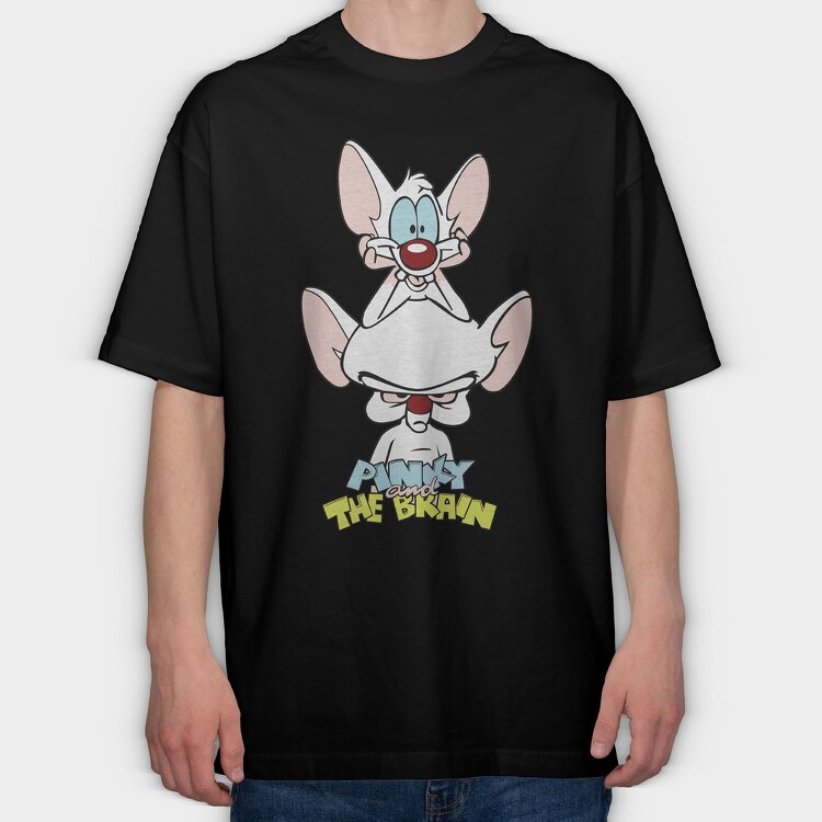 Pinky & the Brain 4, Tricou Oversize Barbati (Unisex)