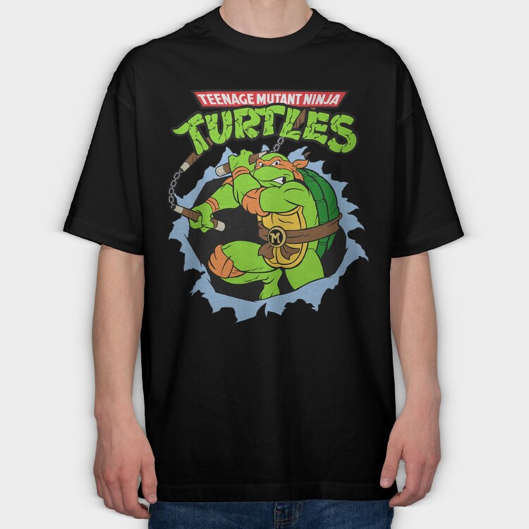 Teenage Mutant Ninja Turtles 8, Tricou Oversize Barbati (Unisex)