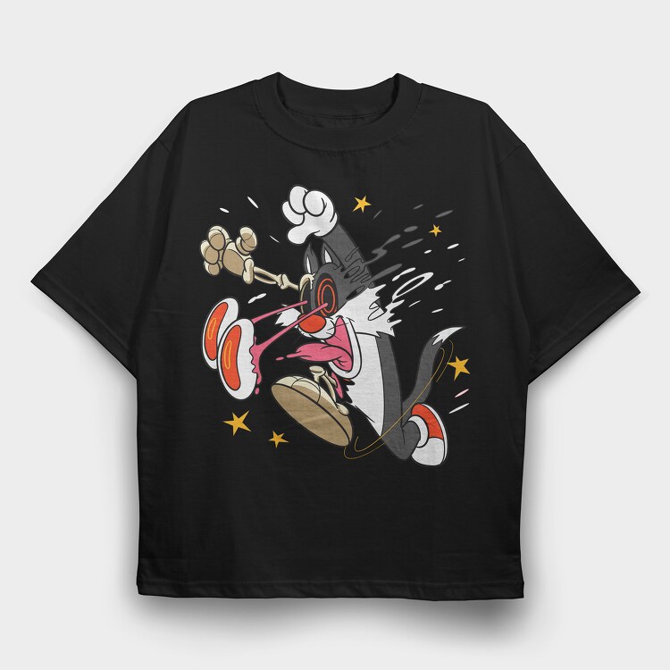 Crazy Silvestre, Tricou Oversize Barbati (Unisex)