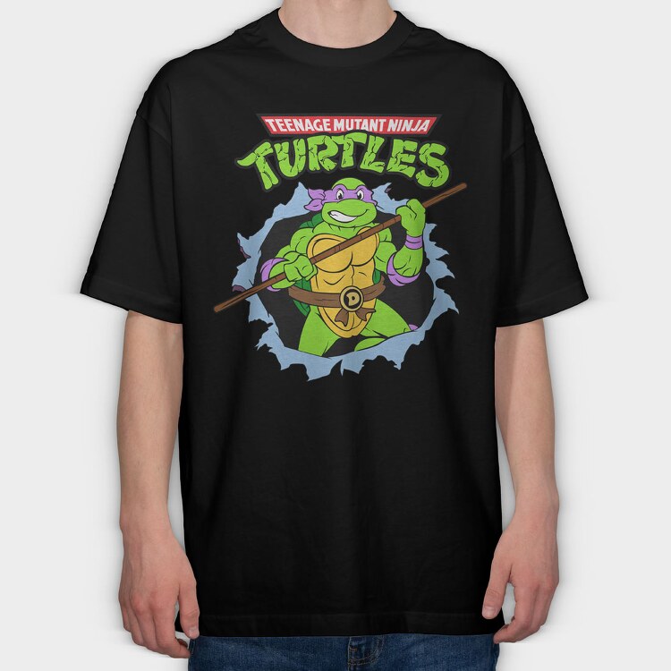 Teenage Mutant Ninja Turtles 9, Tricou Oversize Barbati (Unisex)
