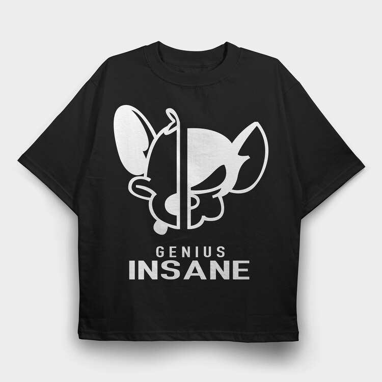 Pinky & the Brain 8, Tricou Oversize Barbati (Unisex)