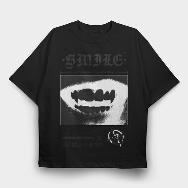 Smile 1, Tricou Oversize Barbati (Unisex)