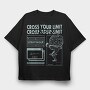 Cross Your Limits 2, Tricou Oversize Barbati (Unisex)