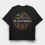 Platform 9 Harry Potter, Tricou Oversize Barbati (Unisex)