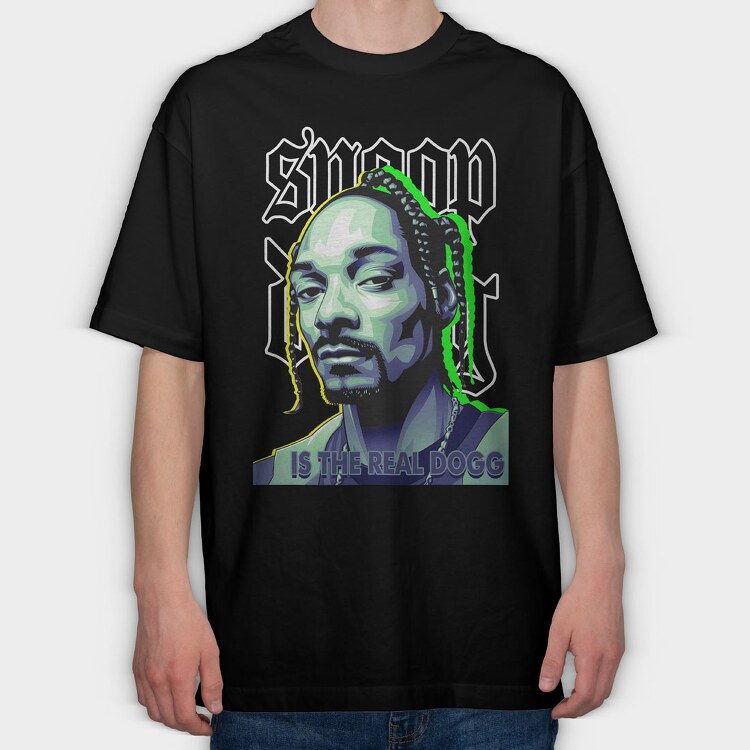 Snoop Dog 3, Tricou Oversize Barbati (Unisex)