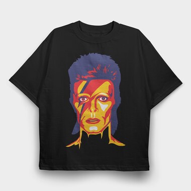 Aladdin Sane, Tricou Oversize Barbati (Unisex)