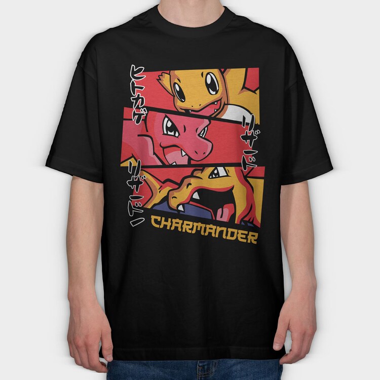 Pokemon 10, Tricou Oversize Barbati (Unisex)