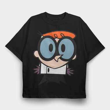 Cartoon Retro Dexter Laboratory 3, Tricou Oversize Barbati (Unisex)