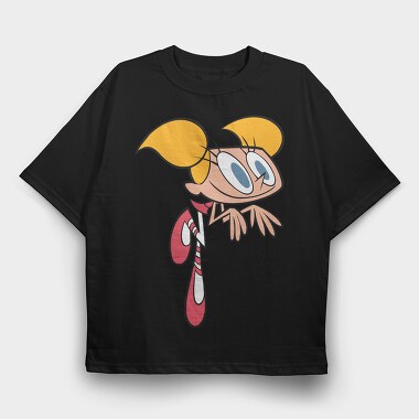 Cartoon Retro Dexter Laboratory 5, Tricou Oversize Barbati (Unisex)