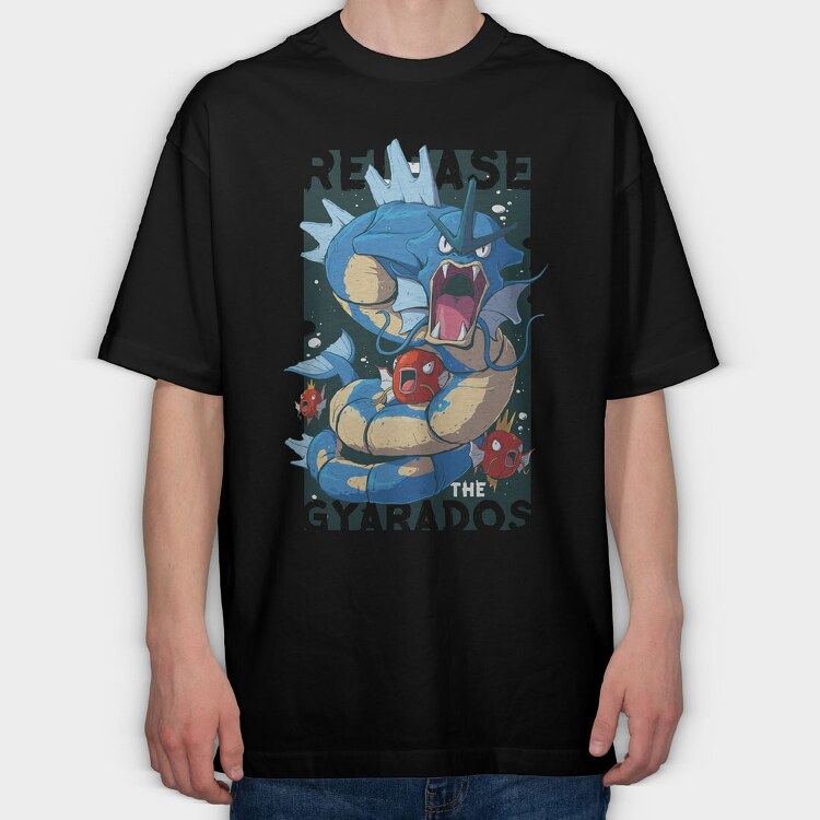 Pokemon 18, Tricou Oversize Barbati (Unisex)
